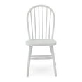 thumbnail image 3 of Windsor Solid Wood Spindleback Chair in White, 3 of 4