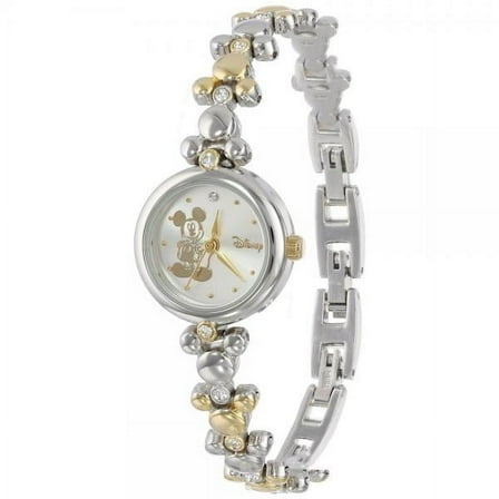 Mickey Mouse Women's MCK313 Two-Tone Link Bracelet Watch