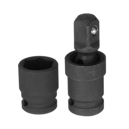 

Uxcell 22mm Impact Shallow Socket 1/2 Drive Chromium Molybdenum Steel with Universal Joint