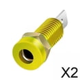 thumbnail image 1 of Toma de banana,Accesorios profesionales para conectores tipo banana de 4 mm,Reemplazo de zócalo de panel perforado de 8 mm,Accesorio de conector tipo banana con terminal de cobre,Agujero, 1 of 8