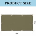 thumbnail image 3 of Sage Green Fluorescent Light Covers, Brown Solid Color Simple Abstract Magnetic Light Covers for Ceiling Lights, Fluorescent Ceiling Shade Filters for Classroom Bedroom Office 4x2Ft x 3PCS, 3 of 8