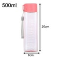 thumbnail image 2 of 500ml Large Capacity Sports Water Cup Summer Outdoor Portable Water Bottle, 2 of 9