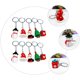 thumbnail image 5 of 10 unids creativos llavero llavero colgante tono llave anillos encantador llavero colgantes, 5 of 5