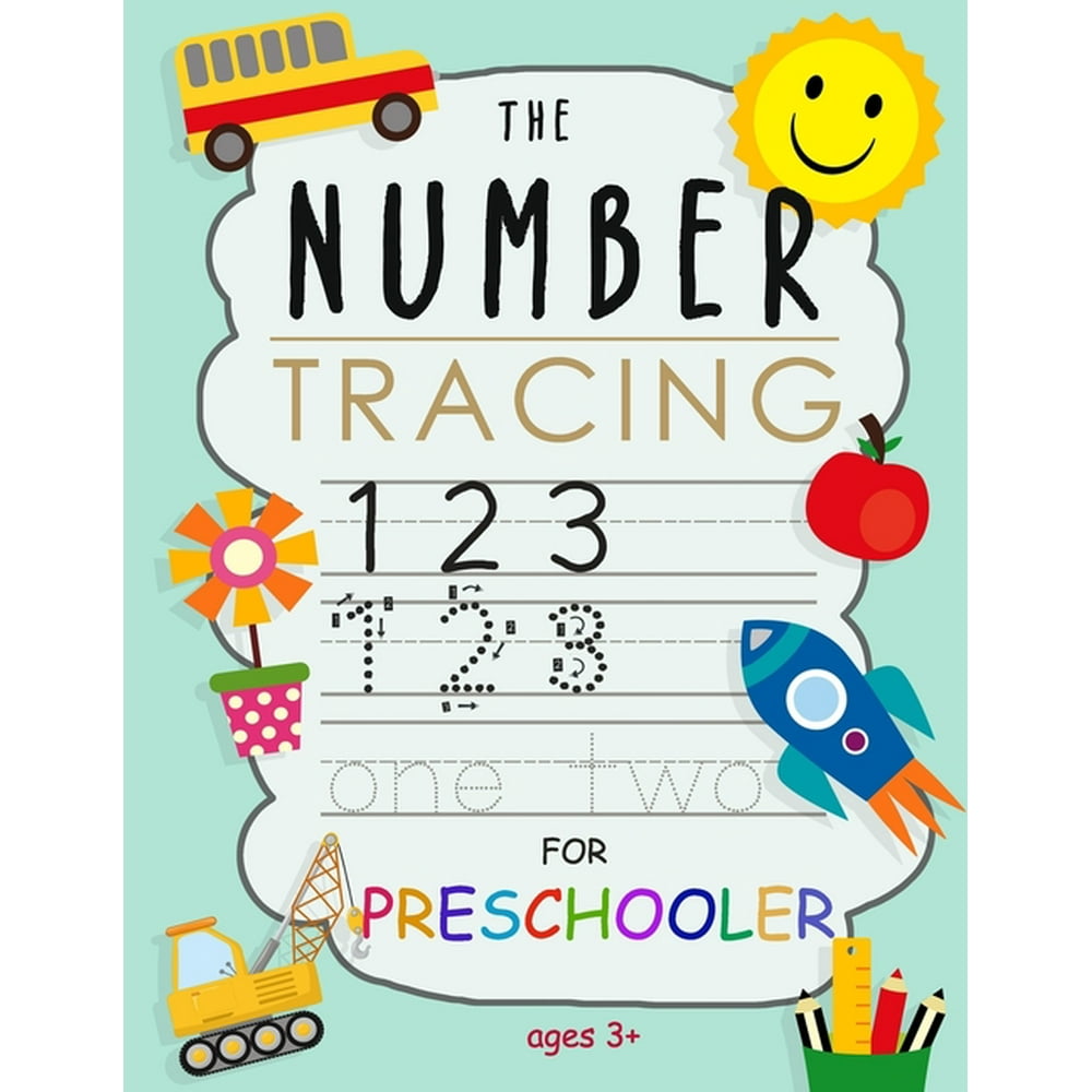 The Number Tracing Book for Preschoolers Kids Ages 35 Trace Numbers