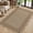 Brown Geometric, variant on 3x5 Outdoor Rug, Washable Rugs for Entryway Front Door Mat, Farmhouse Neutral Non Slip Indoor Carpet for Patio Living Room Backyard