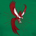 thumbnail image 3 of CafePress - Alpha Sigma Phi Phoenix T Shirt - Women's Traditional Fit Dark T-Shirt, 3 of 4