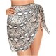 thumbnail image 1 of Chiffon Cubierta de Gasa de Sarongs Cortos Traje de baño Imprimir Wrap Swod Swimwear Piel de serpiente Un tamaño Piel de serpiente Un tamaño Xishao ropa, 1 of 2