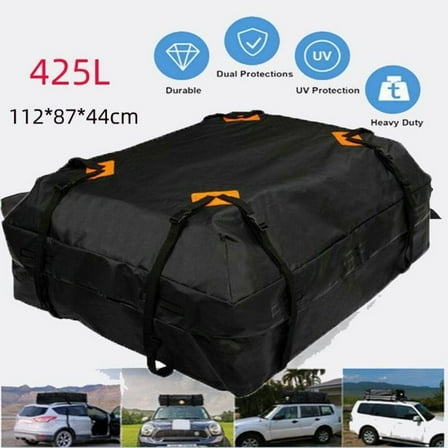 Waterproof Car Roof Cargo Bag for Luggage Storage 425L Capacity Travel Carrier