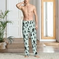 thumbnail image 5 of Forest Trees Bigfoot And Jackalope Men'S Pajama Pants Soft Sleep Lounge Pants Pjs Bottoms With Pockets X-Large, 5 of 6