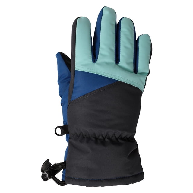 Mountain Warehouse - Guates de Esquí Extreme para Niños/Niñas (Azul, Negro)