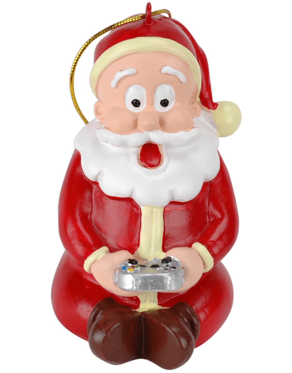 Ornamento de Natal para Jogos de Vídeo do Papai Noel Gamer Tree Buddees