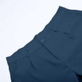 thumbnail image 5 of Mens Dress Pants Relaxed Fit Classic Flat Front Formal Business Casual Wrinkle Suit Pant Navy M, 5 of 5