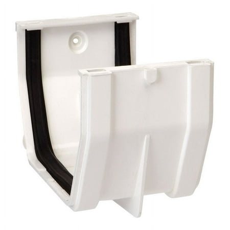 GENOVA PRODUCTS TV177451 White Gutter Slip Joint
