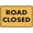 Warning Sign 4, variant on Road Closed Sign For House 8"x12" Yard Sign, Premium Aluminum, Sun-Proof, Rust-Free