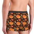 thumbnail image 3 of Fotbe Autumn Pumpkin Men’s Total Support Pouch Boxer Briefs, X-Temp Cooling, Moisture-Wicking Underwear, Regular, Long-leg and Trunk-Small, 3 of 6