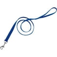 thumbnail image 1 of 1" Single-Ply Nylon 6' Training Dog Leash-Blue, 1 of 2