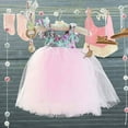 thumbnail image 4 of 0-5T Vêtements pour Bébés et Enfants Robes pour Filles Dos Nu Tulle Robe de Fête Chic Enfants Imprimé Robe d'Été pour Fille, 4 of 4