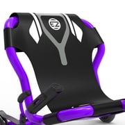 EzyRoller: Classic X - Purple - Ride-On Scooter, Cambering Motion, Pedal Free Cart, Hand Brakes, Extendable Frame, 154lb Capacity, Kids Ages 4+
