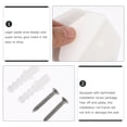 thumbnail image 2 of 2pcs Curtain Rod Holders Shower Rods Mounts Adhesive Wall Mounted Holders, 2 of 6