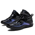 thumbnail image 5 of Men's and women's all-season motorcycle riding boots and motorcycle shoes,Black and blue,40, 5 of 16
