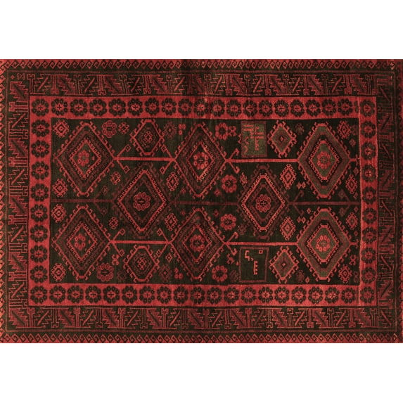 Ahgly Company Indoor Rectangle Persian Brown Traditional Area Rugs, 8' x 10'