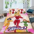 thumbnail image 2 of Totalmente Espías Conjunto de sábanas temático, trío de piezas, cómodo y amigable con la piel, diseño único, regalo de decoración para el hogar para familiares, amigos y fans,135cm *200cm, 2 of 6