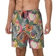 thumbnail image 2 of Fotbe Tropical Fruit Men’s Swim Trunks Quick Dry Swim Shorts Board Shorts with Mesh Lining-Medium, 2 of 9
