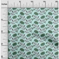 thumbnail image 1 of oneOone Cotton Poplin Fabric Leaves & Floral Block Decor Fabric Printed BTY 56 Inch Wide, 1 of 4