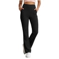 thumbnail image 2 of SeekIslan Women's Bootcut Yoga Pants High Waist Work Pants with Side Pockets for Casual Office Daily, 2 of 9