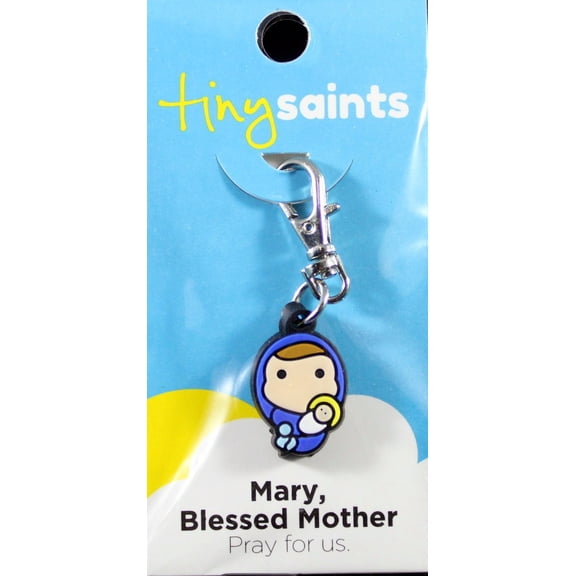 Tiny Saints Mary Blessed Mother CHARM Paracord, Bracelets, Backpacks, Purses Gifts NEW