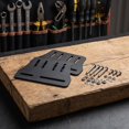 thumbnail image 4 of Houderco 1Jgo Placas De Conexión Ajustables Para Estructura De En Acero Negro Con Tornillos Incluidos, 4 of 8