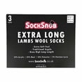 thumbnail image 2 of Sock Snob - 3 Pairs Mens Extra Long Knee High Argyle Lambs Wool Dress Socks, 2 of 2