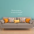 thumbnail image 2 of VWAQ Don't Let Evil Conquer You, But You Conquer Evil By Doing Good Wall Decal Romans 12:21 (White) 10"H x 22"W, 2 of 2