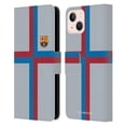 thumbnail image 1 of Head Case Designs Officially Licensed FC Barcelona 2022/23 Crest Kit Third Leather Book Wallet Case Cover Compatible with Apple iPhone 13, 1 of 6