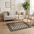 thumbnail image 3 of ODIKA Fuzzy Print Farmhouse Spotted Southwestern Border Flannel Cow Refined Structured Pet Friendly & Kids Safe Play for Playroom, Bedroom, Reading Nook, 3 of 7