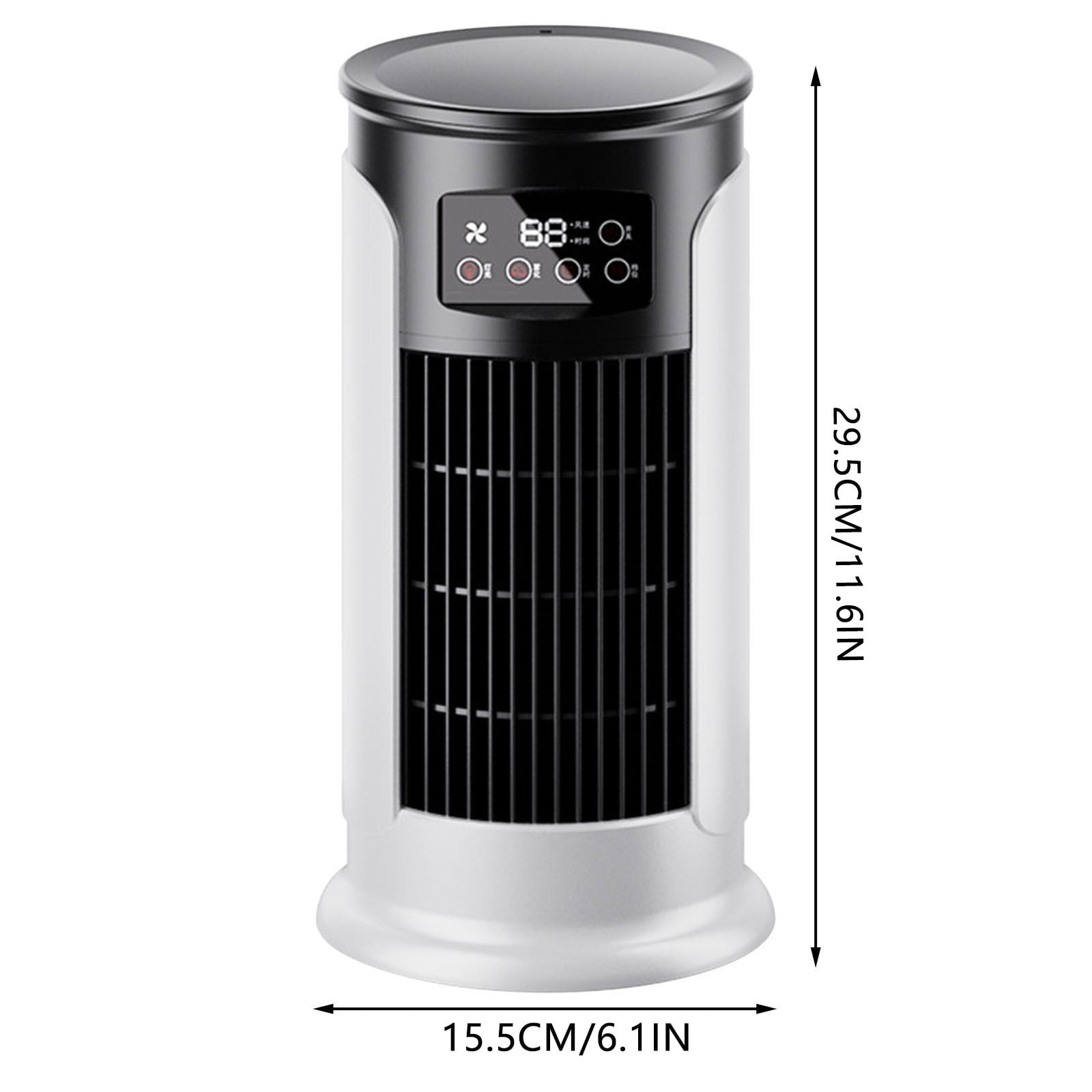 Yooshoverk Desktop Air Cooler USB Humidifying Misting Fan 3 In 1 Personal Space Cooler Adjustable Mist 3 Speeds Timer Function Powerful Evaporative Cooling Quiet Operation Portable AC Alternative