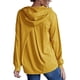 thumbnail image 1 of Sudadera Para Mujer, Sudaderas Con Capucha Para Mujer, Cómoda, Transpirable, Suave, Sencilla, Moderna Para El Trabajo ANGGREK Amarillo XL, 1 of 5