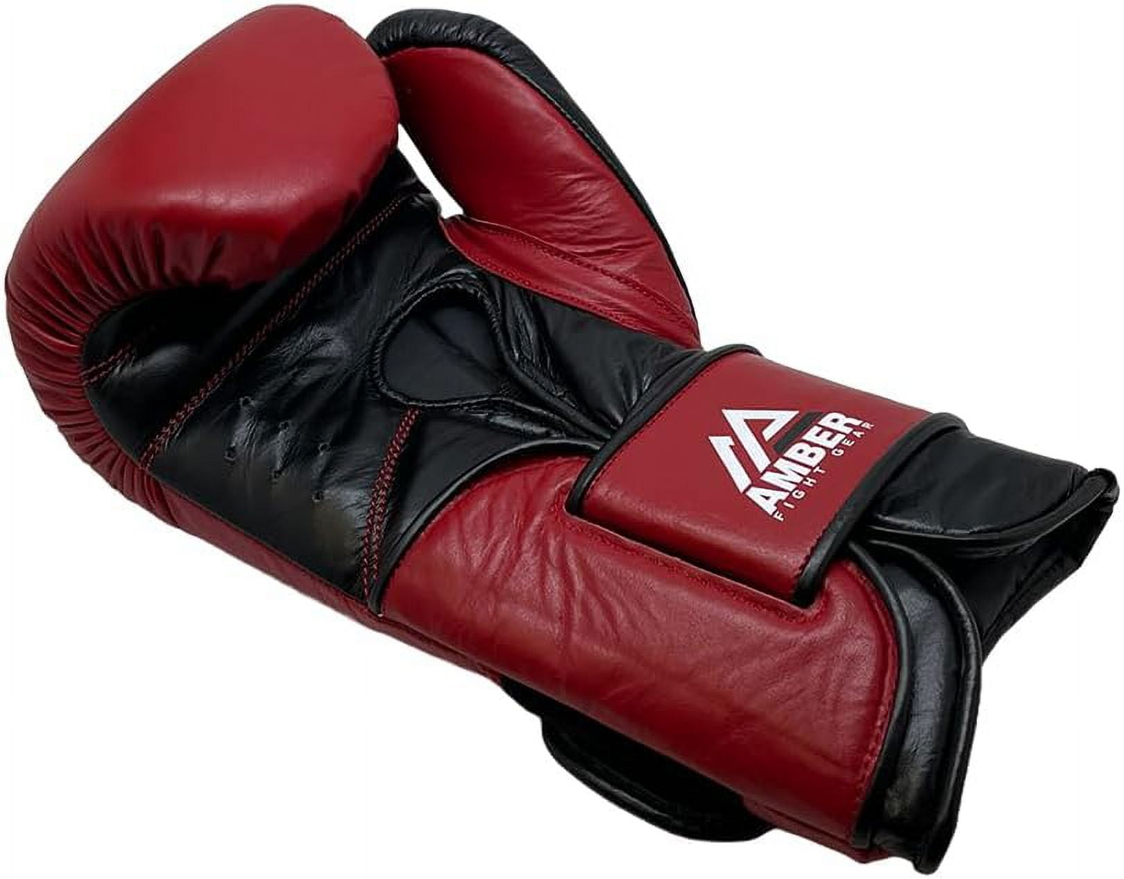 Renegade v1.0 Pro Hook & Loop Leather Boxing Gloves, Durable, Ideal for Sparring & Heavy Bags, Superior Shock Absorption & Ventilation, Optimal Fit for Serious Athletes, 14 oz