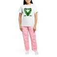 thumbnail image 4 of CafePress - Funny Irish Tuxedo Women's Light Pajamas - Women's Short Sleeve Print T-Shirt and Pants Light Cotton Pajama Set, 4 of 7