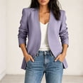 thumbnail image 6 of Edvintorg Womens Blazers Dressy Casual Plus Size Fashion Long Sleeve Loose Cropped Work Suit Jackets Women's Clothing Multicolor XXL, 6 of 9