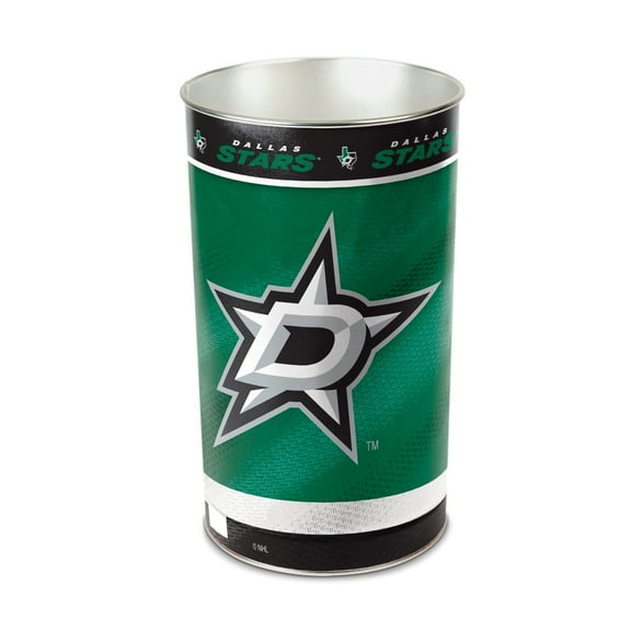 WinCraft Dallas Stars 15'' Tapered Wastebasket