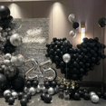 thumbnail image 3 of Globo Yeodong Silver Number 5 con helio laminado de 40 pulgadas, 3 of 7