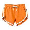thumbnail image 6 of KPOPLK Athletic Shorts for Women S-3XL Summer High Waisted Workout Shorts Dolphin Running Shorts Tennis with Zip Pocket Size XXXL,Orange, 6 of 6