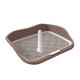 thumbnail image 5 of Caja de arena para inodoro duradera para perros con alfombrilla protectora para urinario de perros pequeños, almohadilla para orinar para entrenamient Marrón Fernando Bandeja de aseo para gatos, 5 of 8