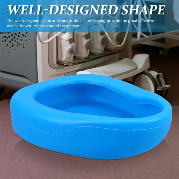 FONDOTIN Plastic Urinal for Women Portable Bed Pan for Bedridden Patients 1Pack