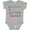 AC-Heather Grey, variant on Inktastic West Virginia Grandma Loves Me Boys or Girls Baby Bodysuit