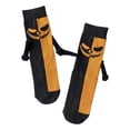 thumbnail image 3 of Halloween Holding Hands Socks Novelty Socks with Bat Ghost Printed Funny Gifts for Adult, Couples, Friendship, 3 of 6
