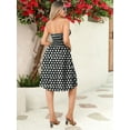 thumbnail image 3 of HAPPY BAY Women's Beach Summer Wedding Tube Top Mini Evening Dress Strapless Dresses for Women One Size Polka Dots, Black, 3 of 4