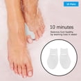 thumbnail image 3 of Toe Separator Foot Pad, Medial & Lateral Reusable Toe Separator, For Bow Legs Foot Alignment Knock Knee Pain Men Women, 3 of 8