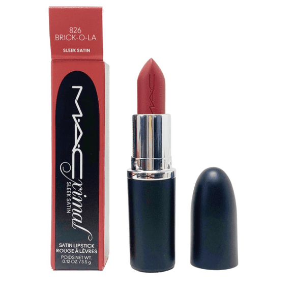 M.A.C Cosmetics MACXimal Sleek Satin Lipstick - 826 Brick-O-La (.12 Oz/3.5g)